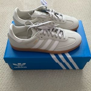 Adidas Samba OG W Size 8 Aluminum White Gum NWT